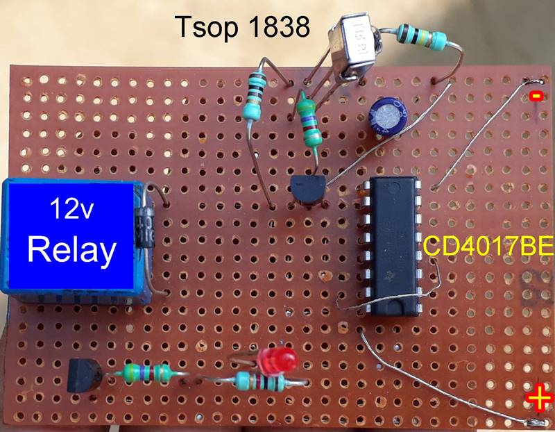 555 And Tsop1738 Ir Remote Control Circuits